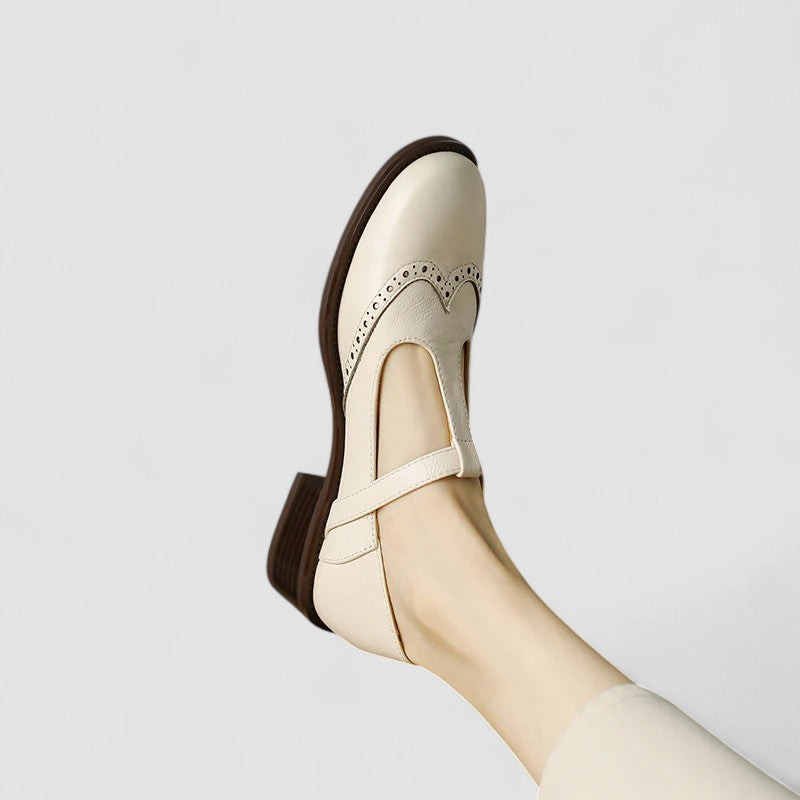 Brooke – Round-Toe Buckle Mary Janes