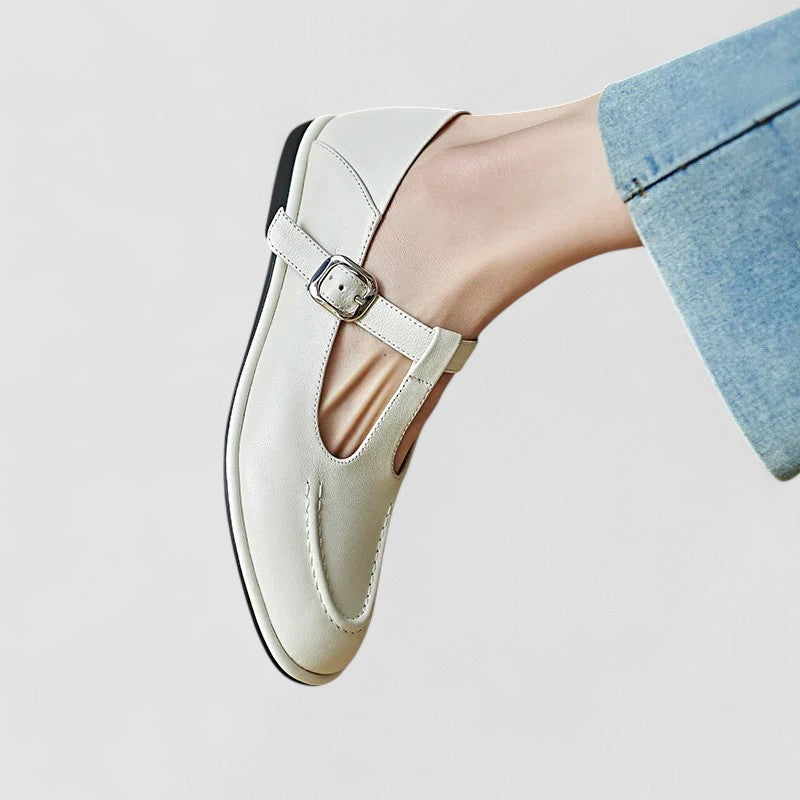 Rhonda – Mary Jane Flats with T-Bar Strap