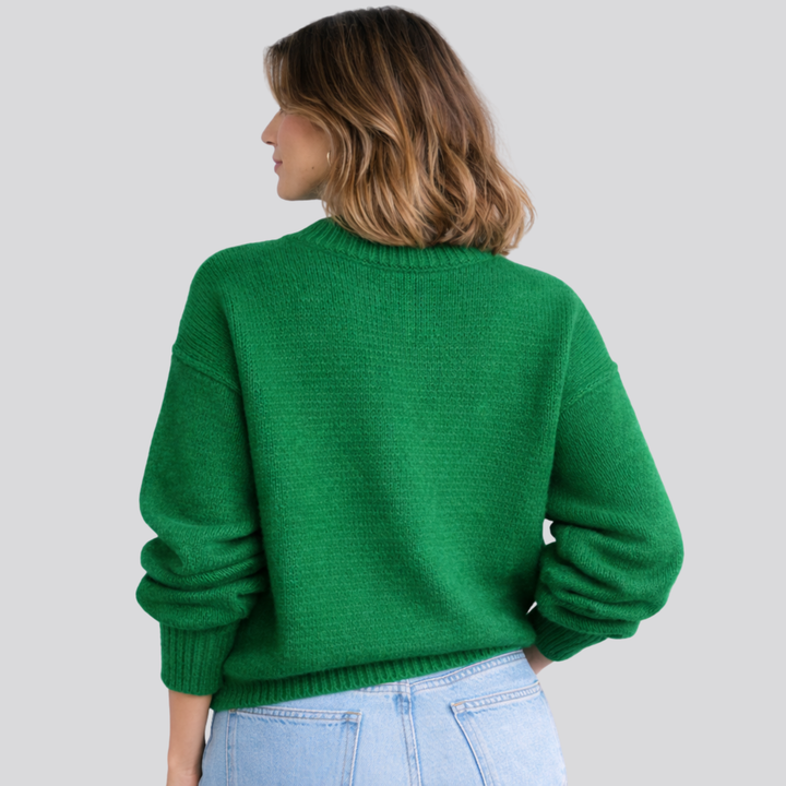 Georgiana – Mock Neck Oversized Sweater for Women