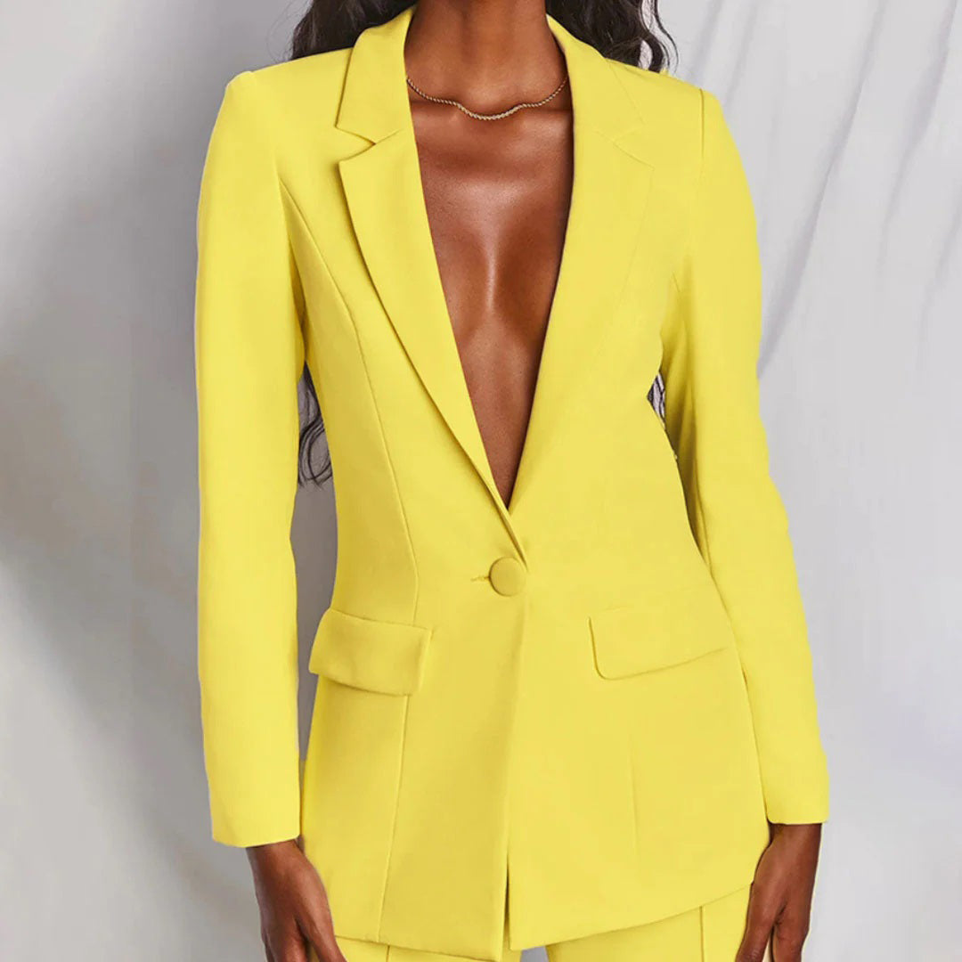 Lila – Tailored Blazer and Wide-Leg Trouser Suit Set