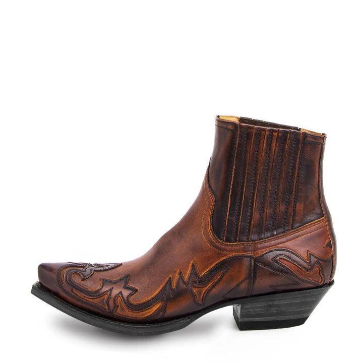 Giselle – Western Embroidered Chelsea Boots for Women