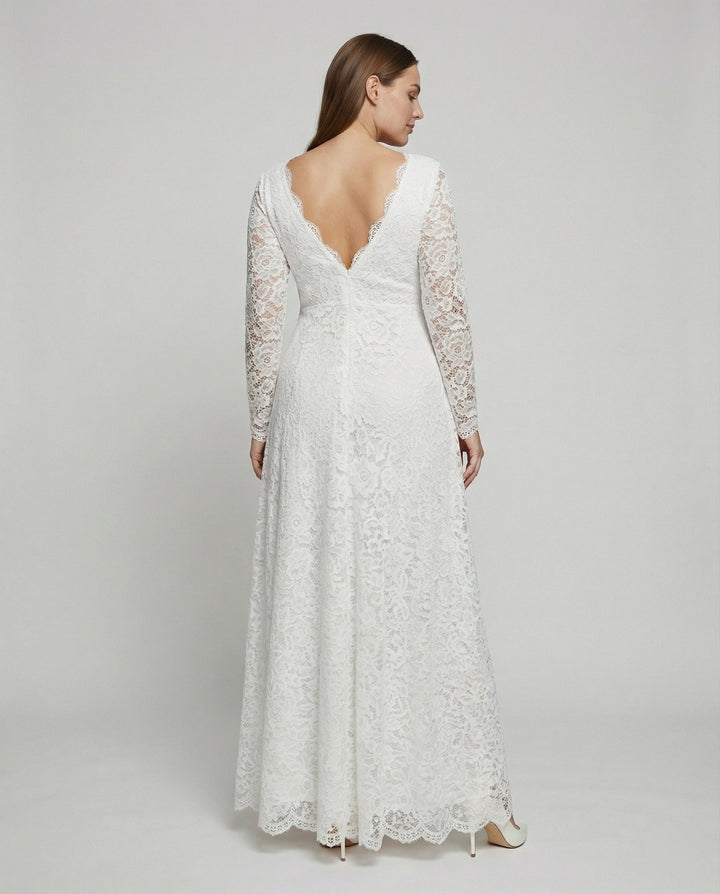 Dominique – Long Sleeve Maternity Maxi Dress