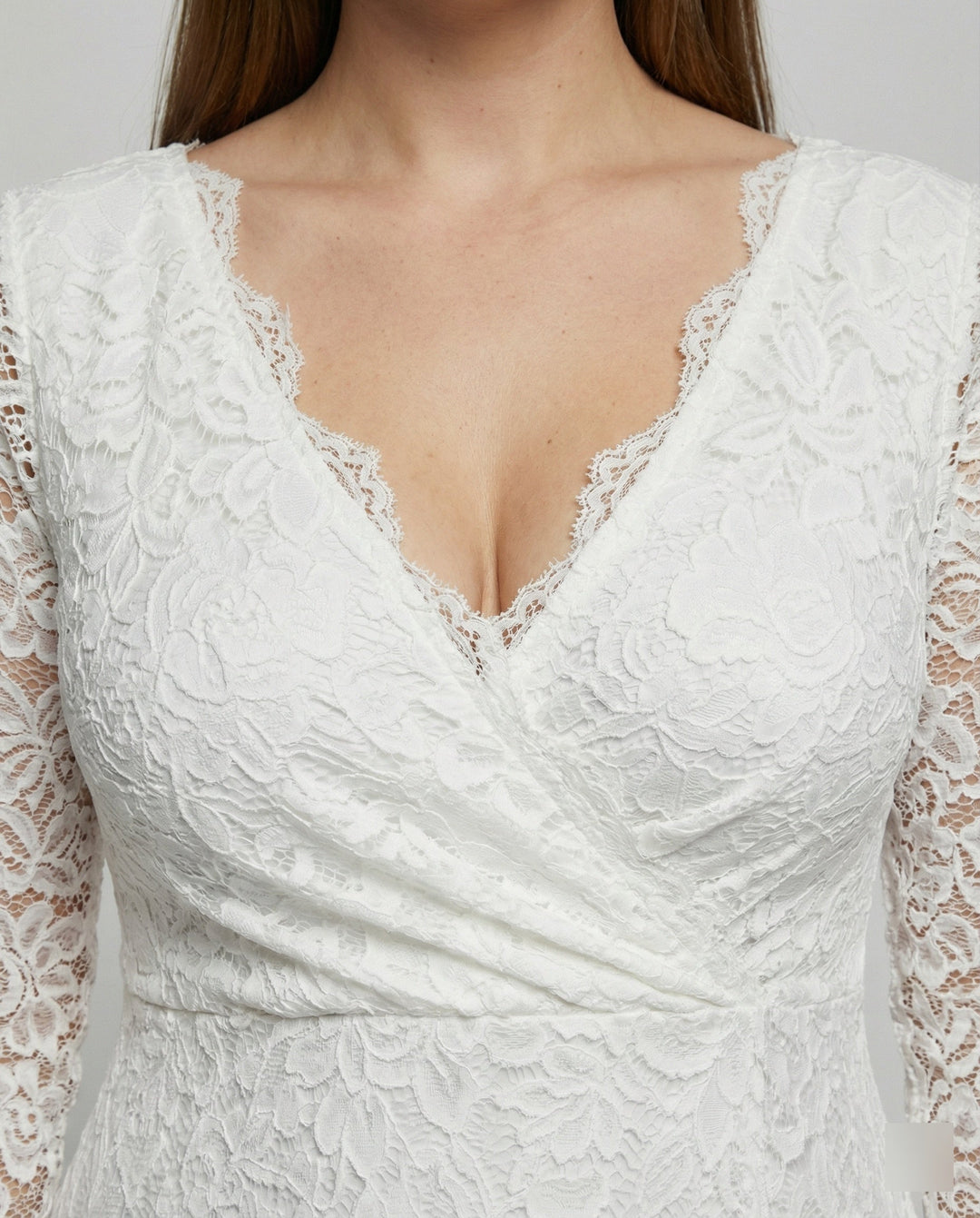 Dominique – Long Sleeve Maternity Maxi Dress