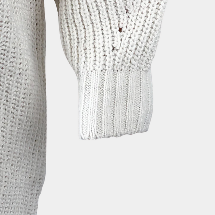 Addie – Women's Oversized Ribbed Turtleneck Sweater Dress