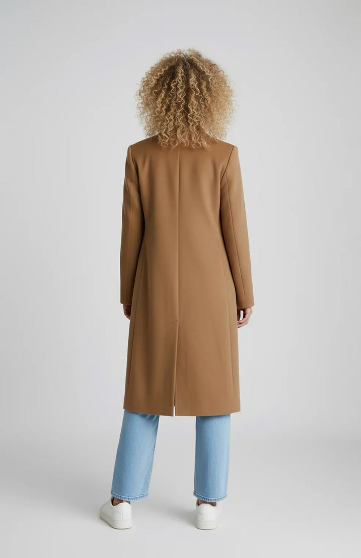 Alondra – Women's Wool-Look Double-Breasted Long Coat