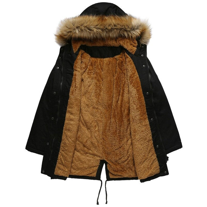 Ambrosia – Women's Hooded Parka with Faux Fur-Look Trim