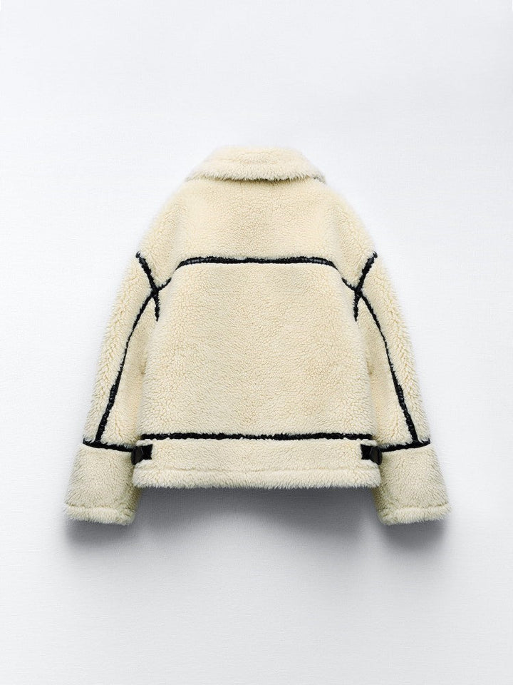 Sierra – Collared Teddy Jacket for Women
