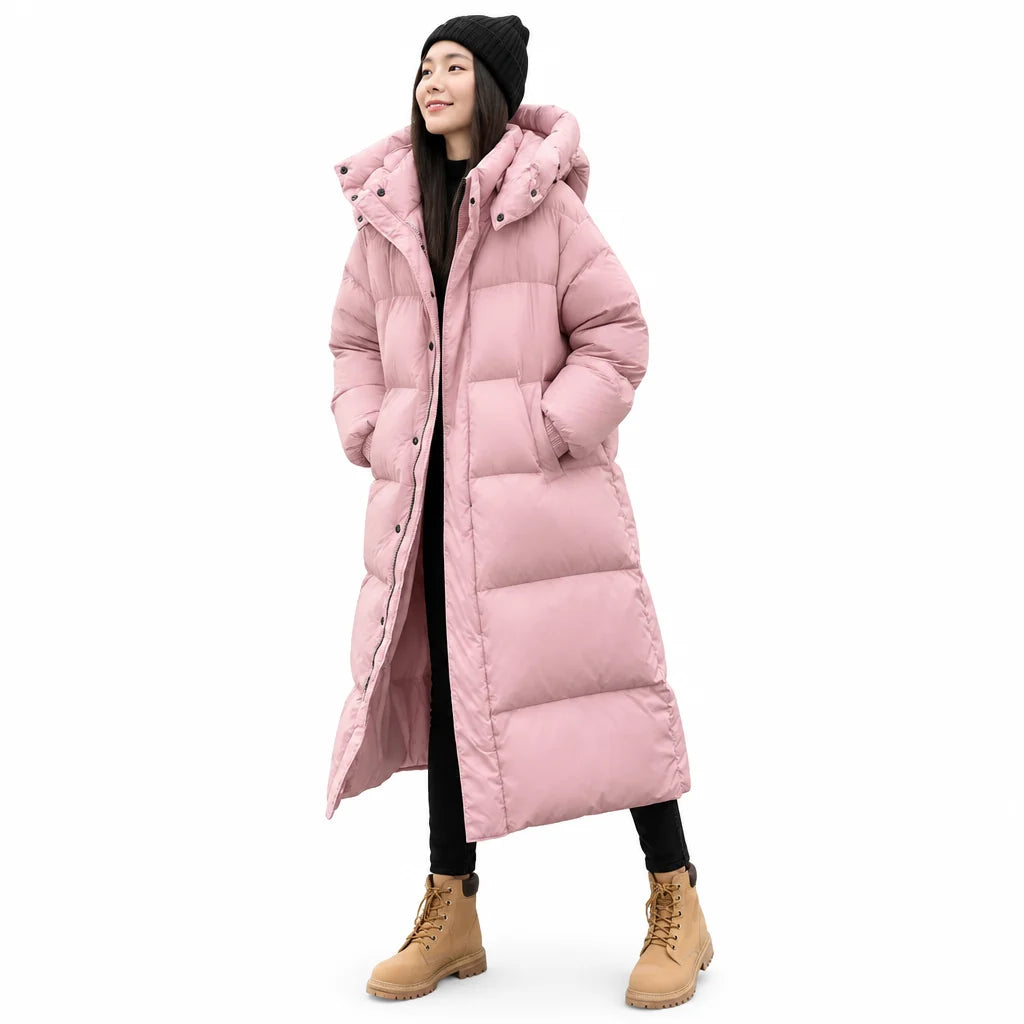Analise – Women's Oversized Long Hooded Puffer Coat