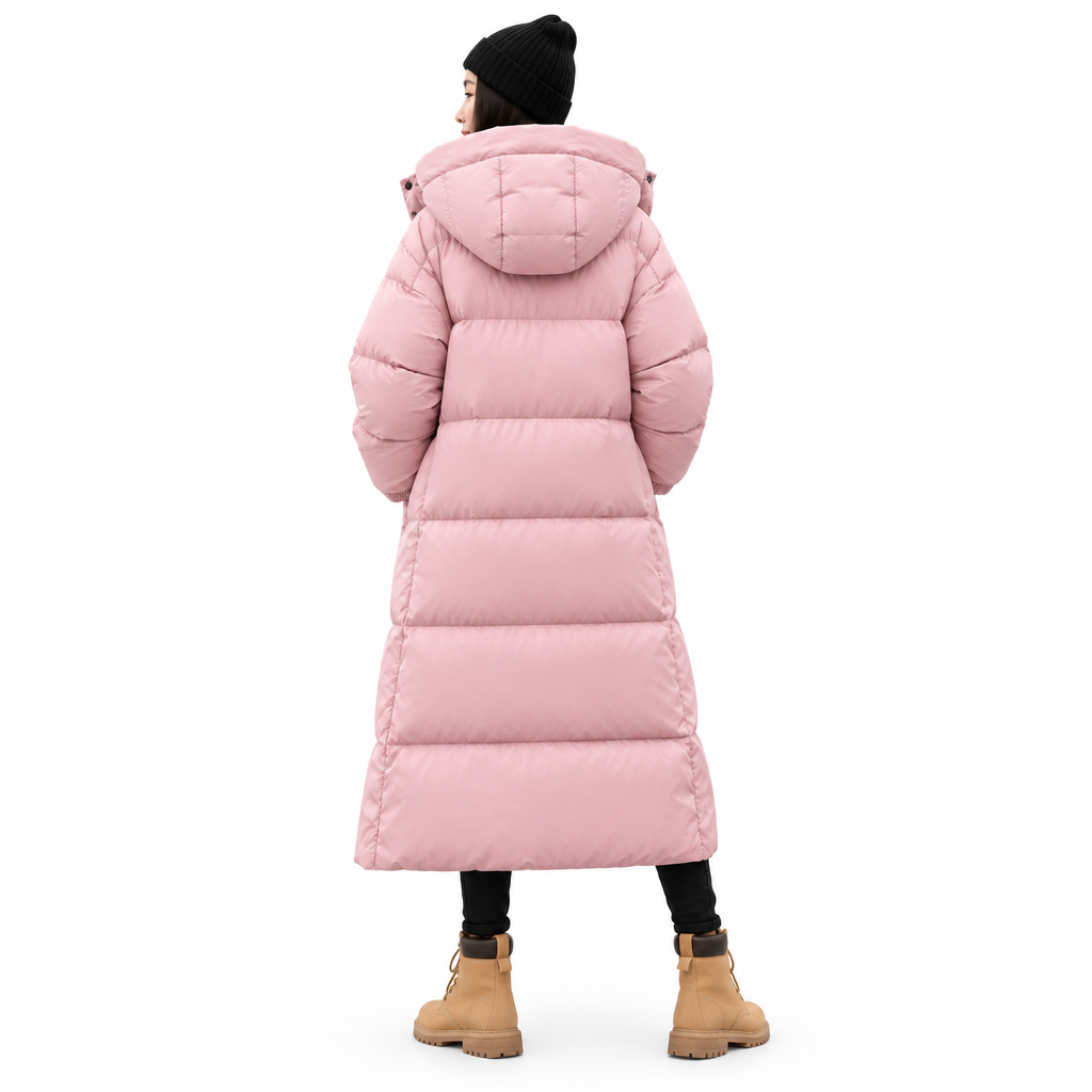 Analise – Women's Oversized Long Hooded Puffer Coat