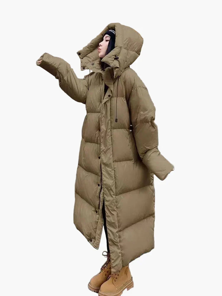 Analise – Women's Oversized Long Hooded Puffer Coat