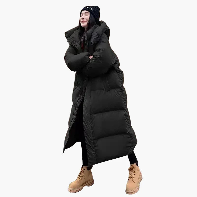 Analise – Women's Oversized Long Hooded Puffer Coat