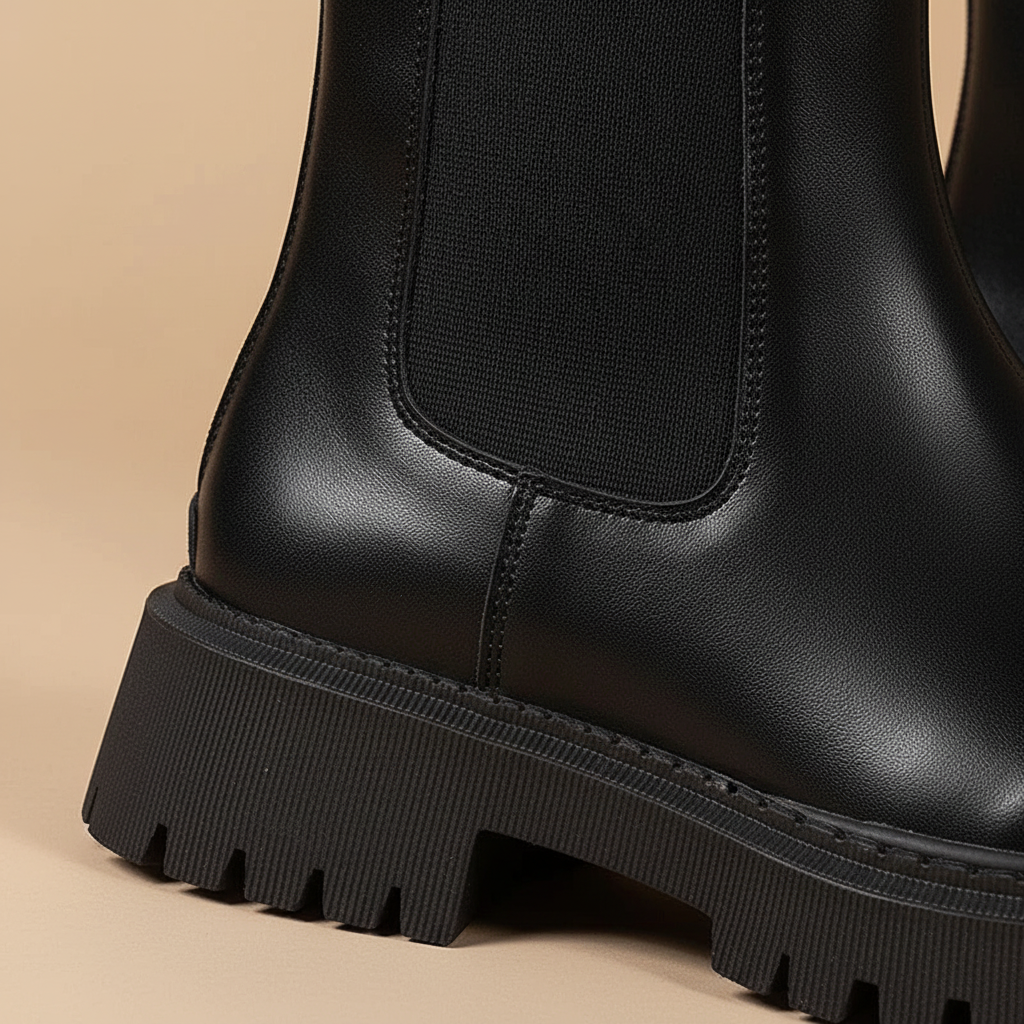 Angie – Women's Chunky Lug Sole Chelsea Boots