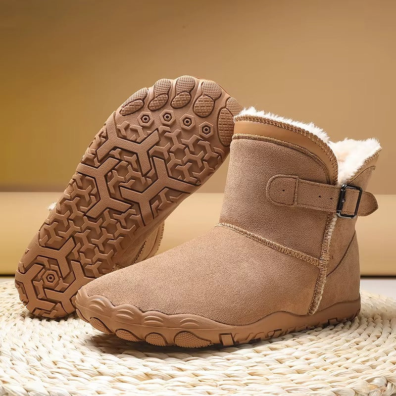 Anya – Women's Plush-Lined Suede-Look Ankle Boots