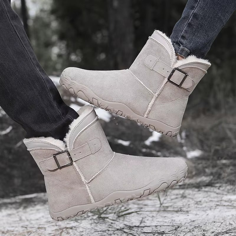 Anya – Women's Plush-Lined Suede-Look Ankle Boots