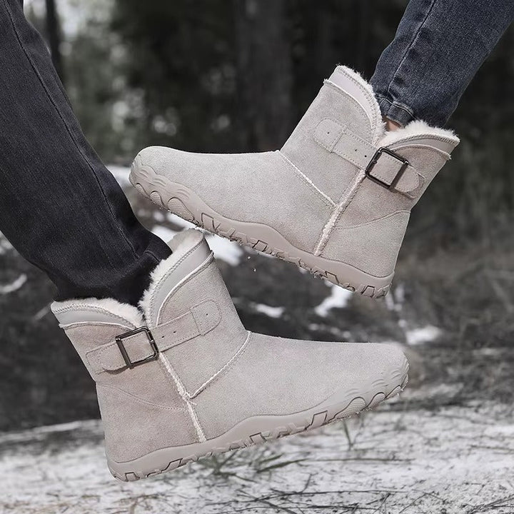 Anya – Women's Plush-Lined Suede-Look Ankle Boots