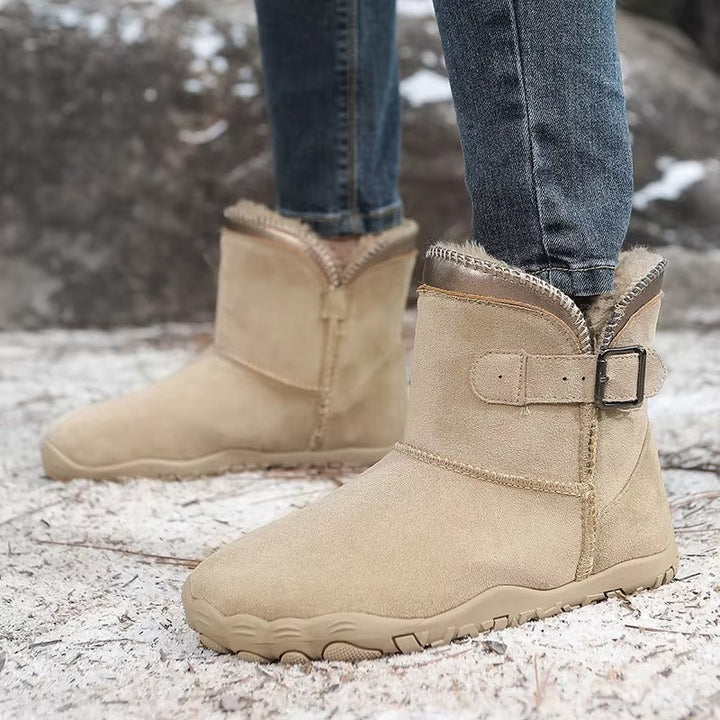 Anya – Women's Plush-Lined Suede-Look Ankle Boots