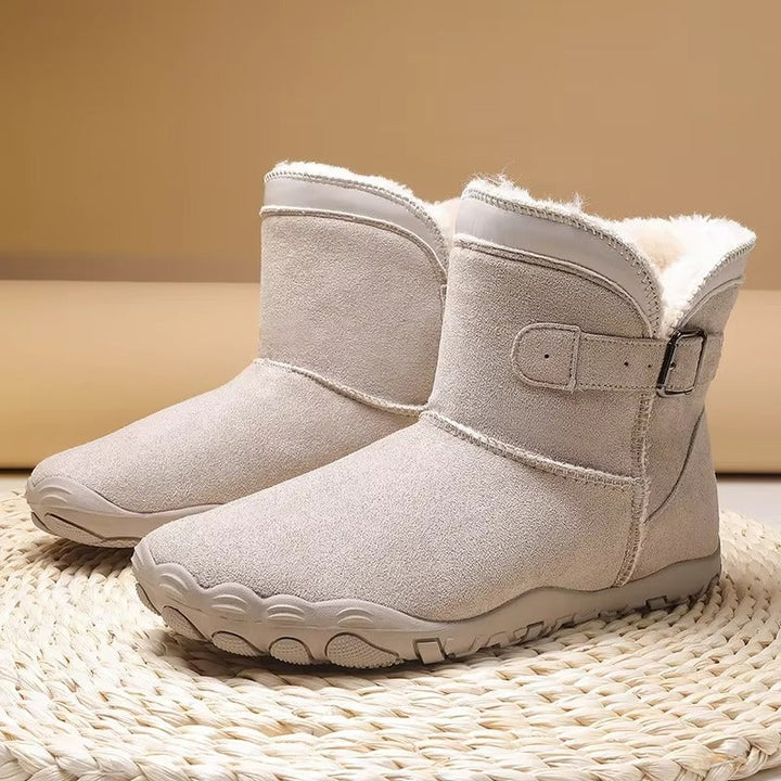 Anya – Women's Plush-Lined Suede-Look Ankle Boots