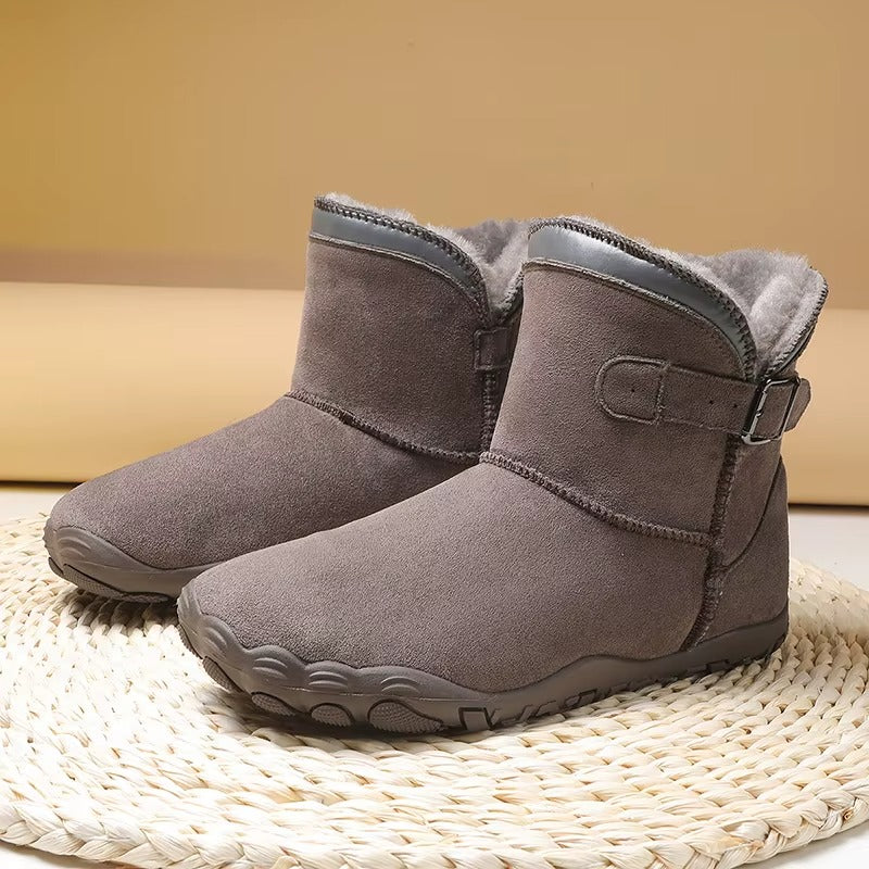 Anya – Women's Plush-Lined Suede-Look Ankle Boots