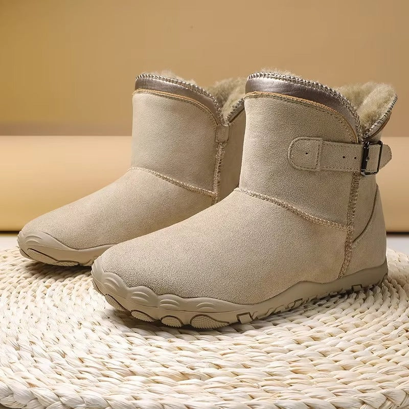 Anya – Women's Plush-Lined Suede-Look Ankle Boots