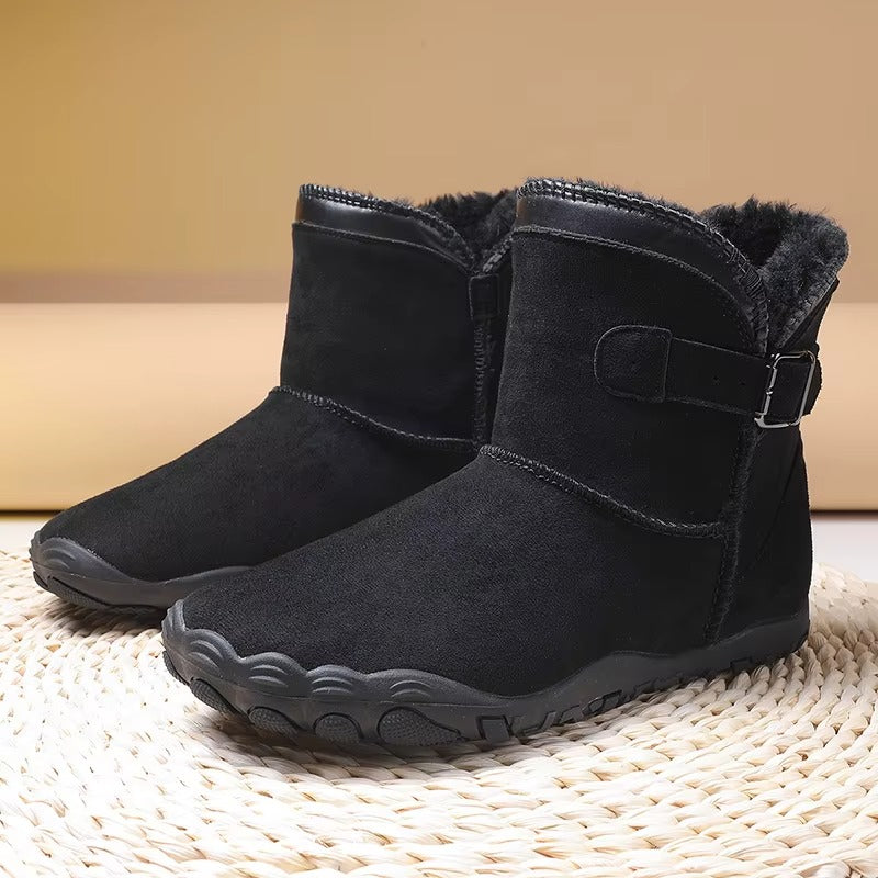 Anya – Women's Plush-Lined Suede-Look Ankle Boots