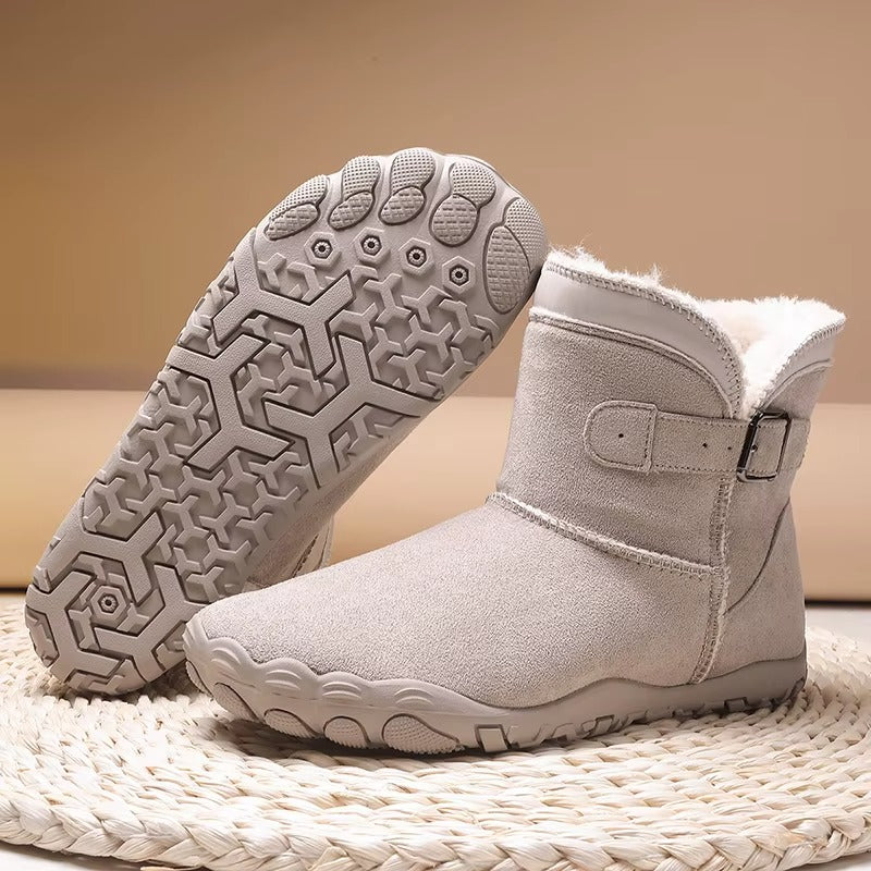 Anya – Women's Plush-Lined Suede-Look Ankle Boots