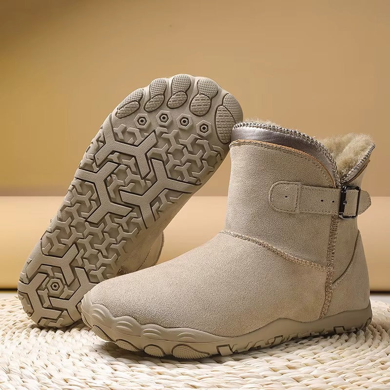 Anya – Women's Plush-Lined Suede-Look Ankle Boots