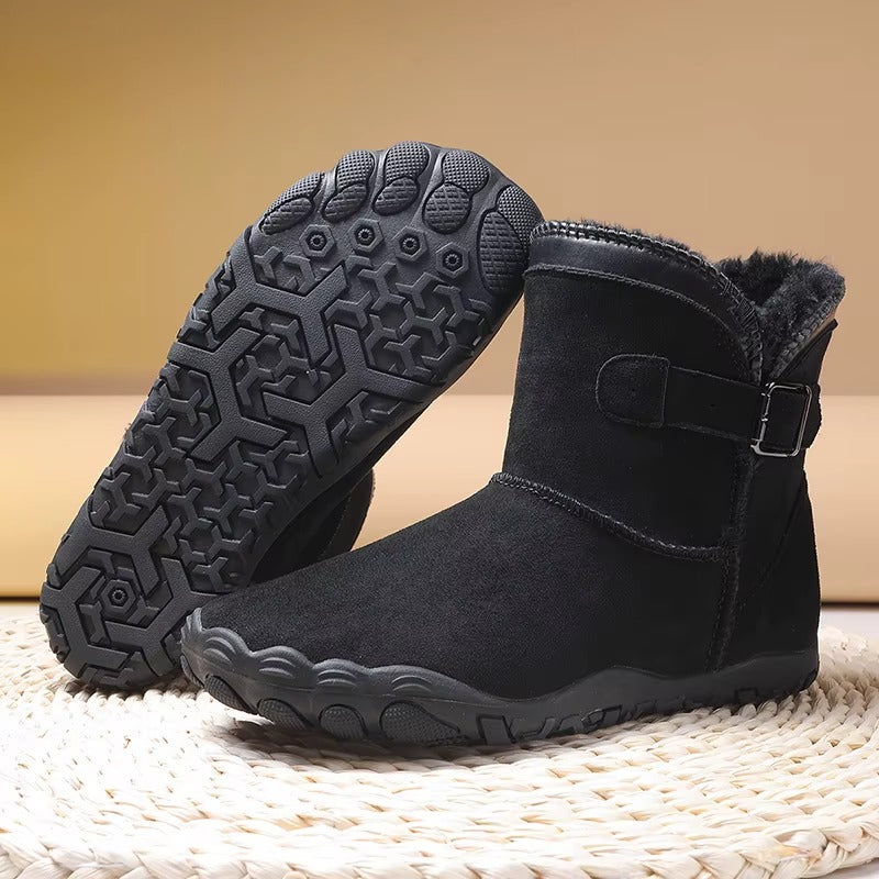 Anya – Women's Plush-Lined Suede-Look Ankle Boots