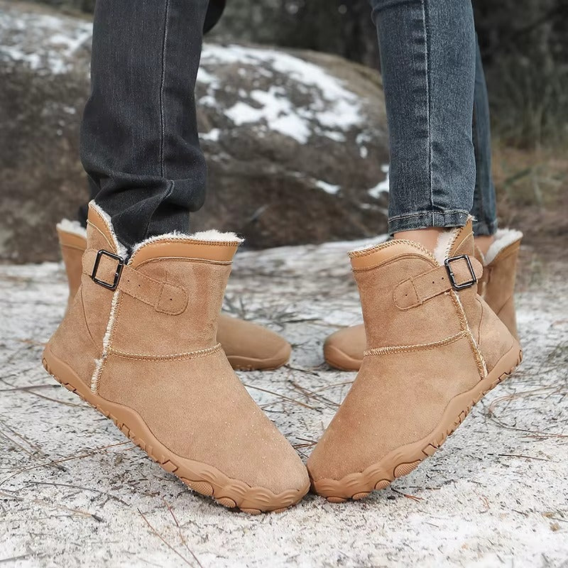 Anya – Women's Plush-Lined Suede-Look Ankle Boots