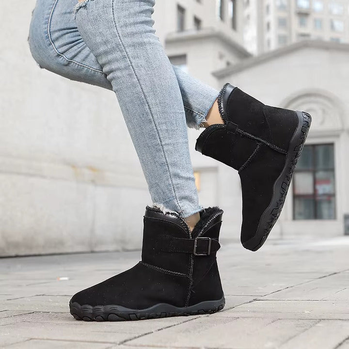 Anya – Women's Plush-Lined Suede-Look Ankle Boots