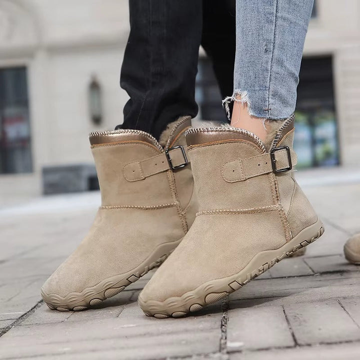 Anya – Women's Plush-Lined Suede-Look Ankle Boots