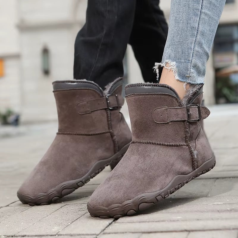 Anya – Women's Plush-Lined Suede-Look Ankle Boots