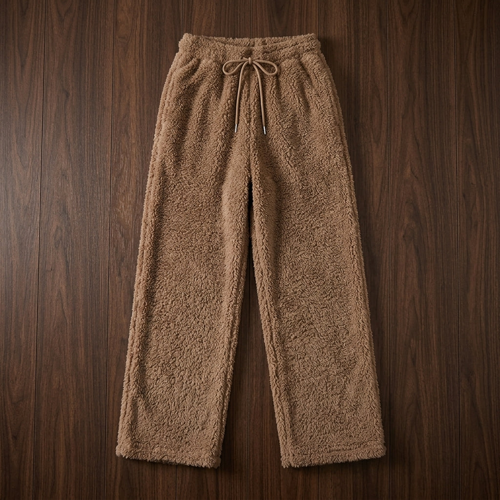 Ardith – Women's Sherpa Wide-Leg Drawstring Pants