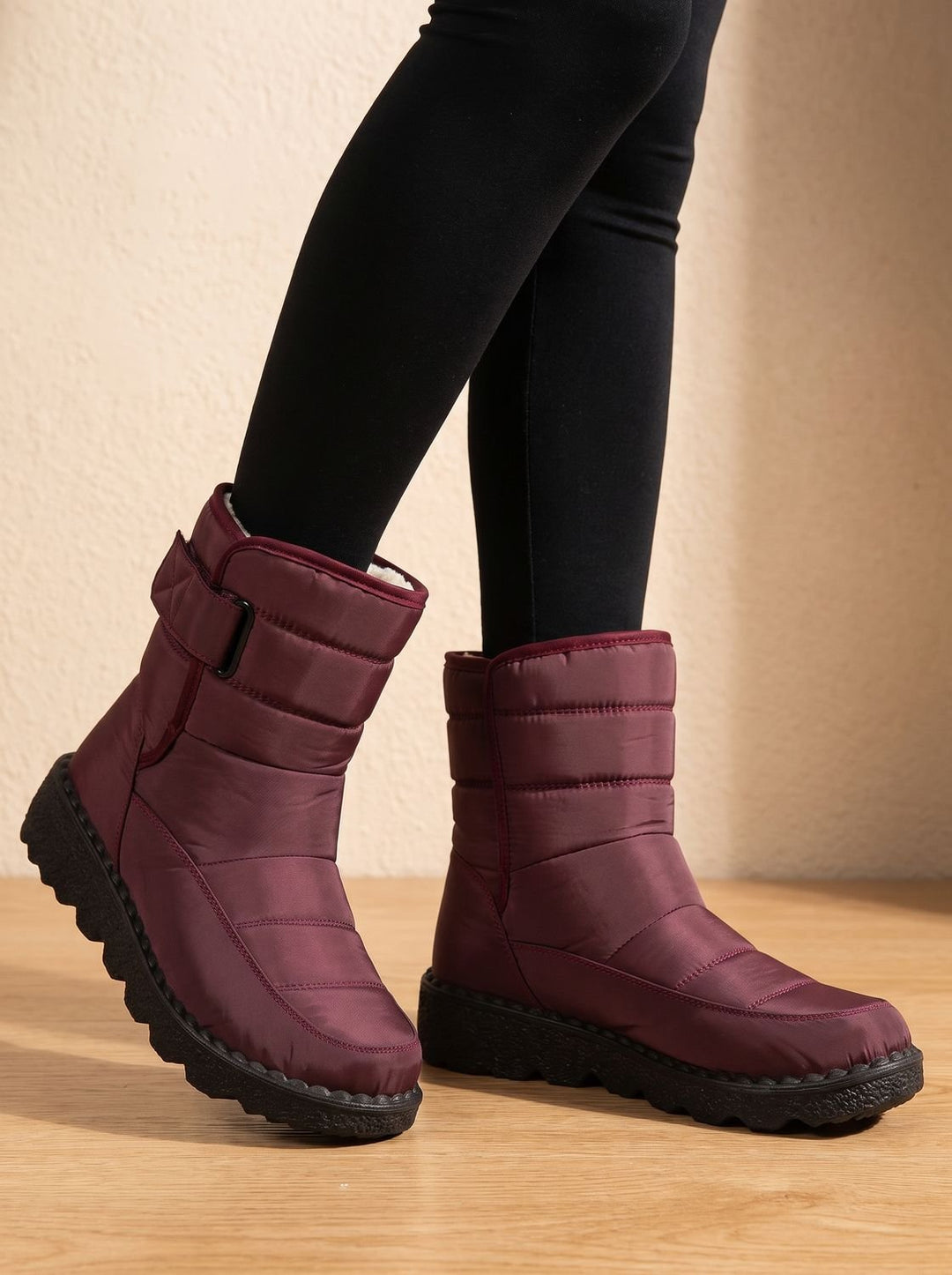 Avalyn – Women's Sherpa-Lined Quilted Snow Boots