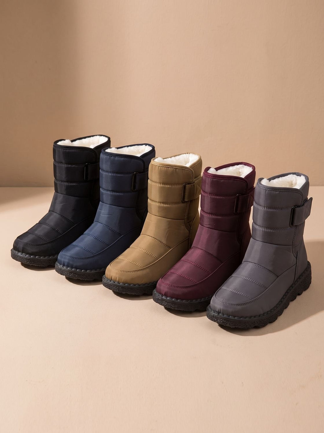 Avalyn – Women's Sherpa-Lined Quilted Snow Boots