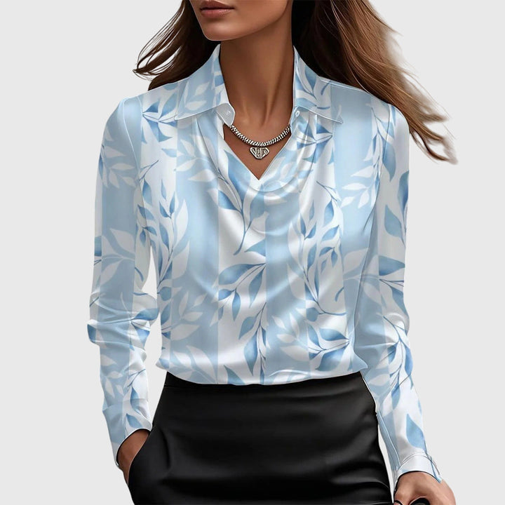 Madison – Pleated Blouse for a Polished, Professional Look