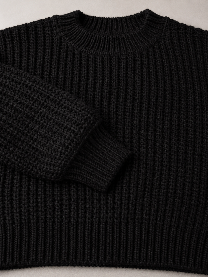 Bexley – Women's Chunky Ribbed Cropped Sweater