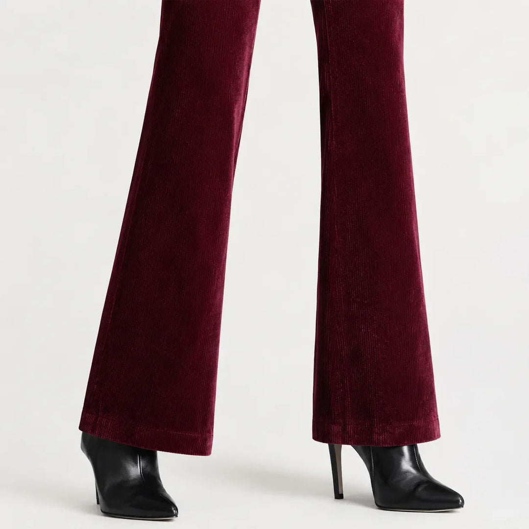 Birdie – Women's High-Rise Corduroy-Look Flared Pants
