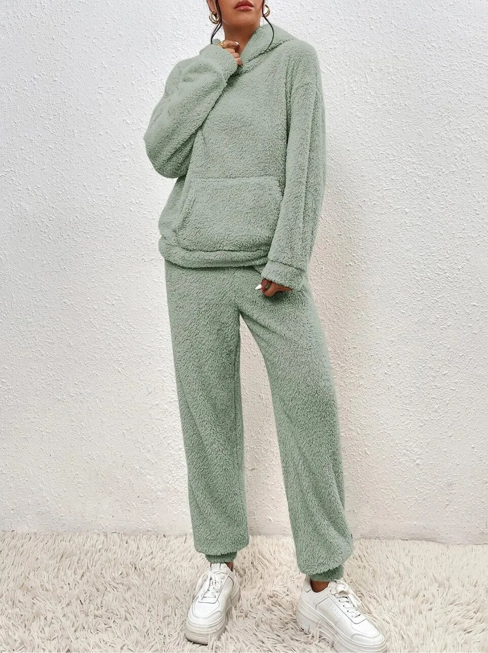 Bonita – Women's Teddy Hooded Lounge Set