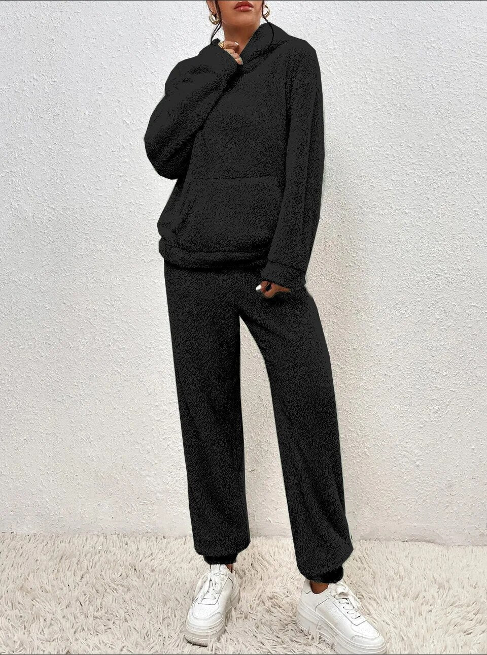 Bonita – Women's Teddy Hooded Lounge Set