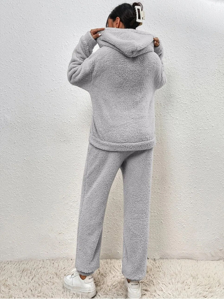 Bonita – Women's Teddy Hooded Lounge Set