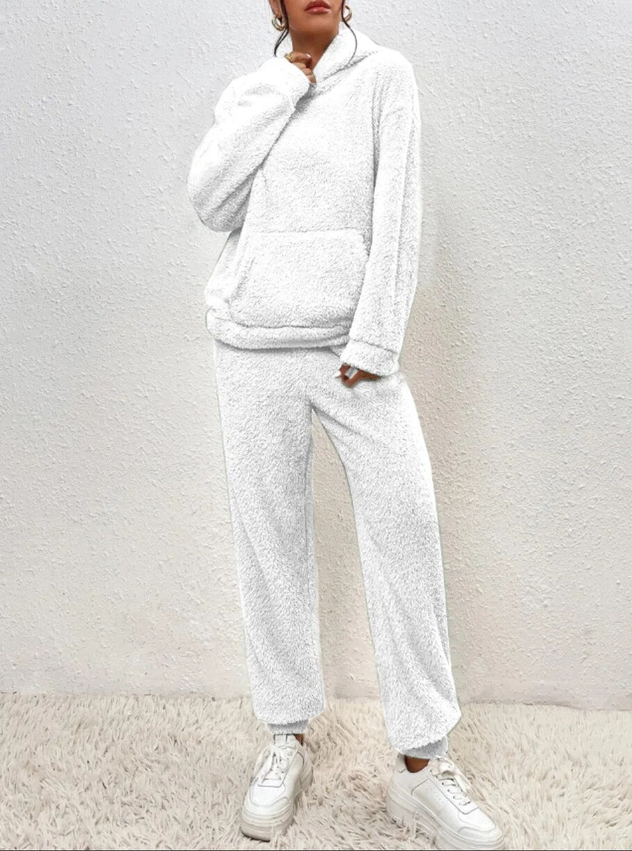 Bonita – Women's Teddy Hooded Lounge Set
