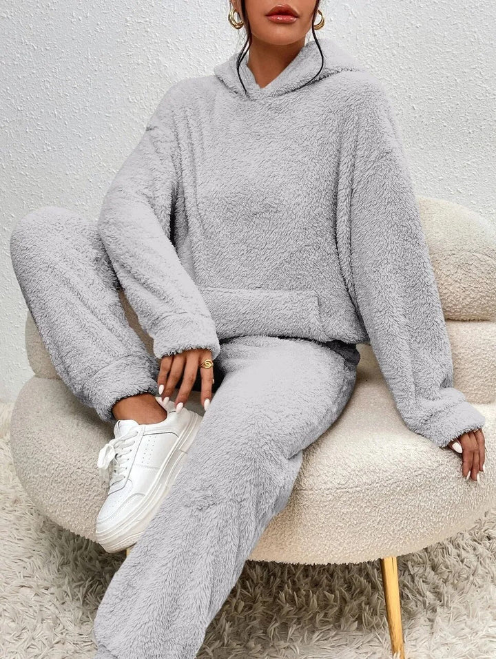 Bonita – Women's Teddy Hooded Lounge Set
