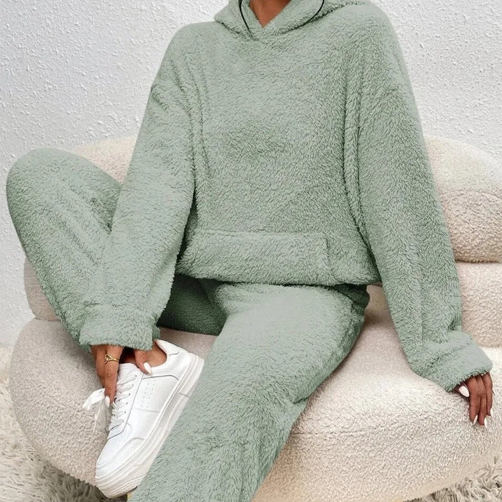 Bonita – Women's Teddy Hooded Lounge Set
