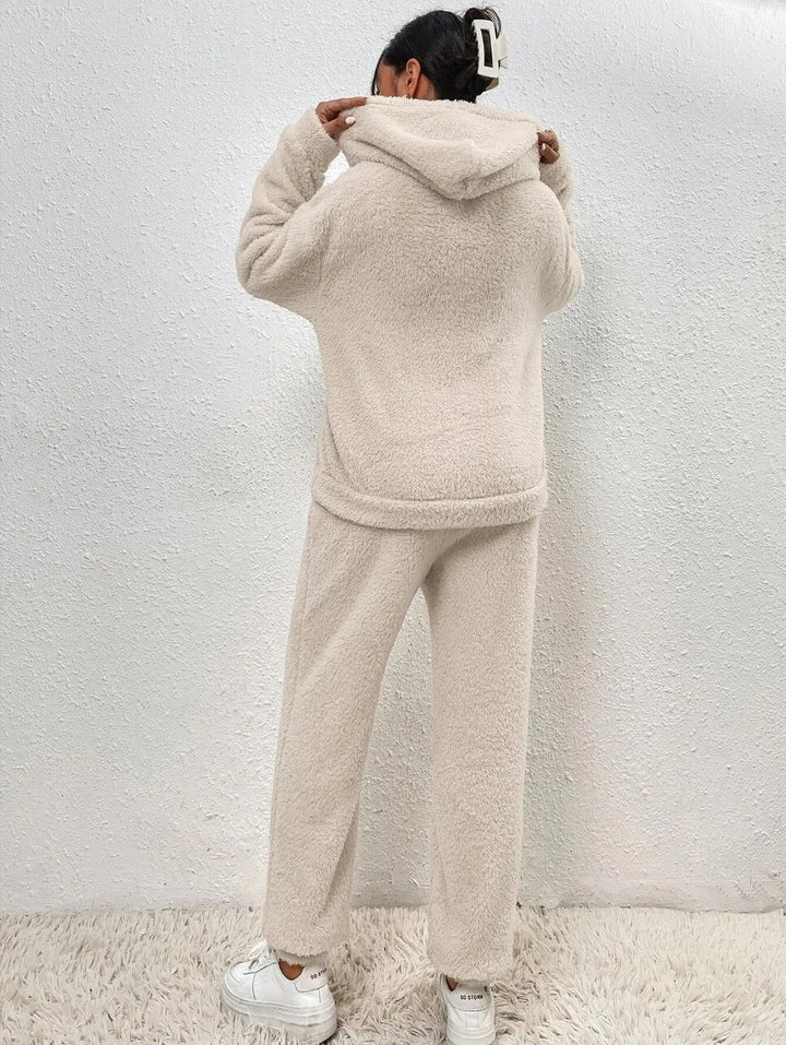 Bonita – Women's Teddy Hooded Lounge Set