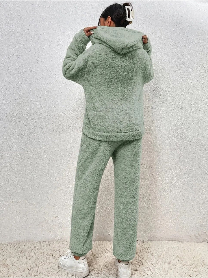 Bonita – Women's Teddy Hooded Lounge Set