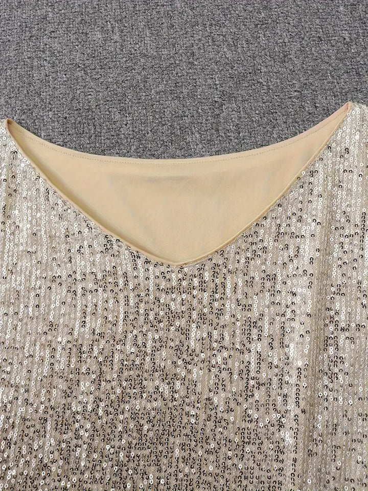 Eleanor – One-Shoulder Sequin Mini Dress for Cocktail Party
