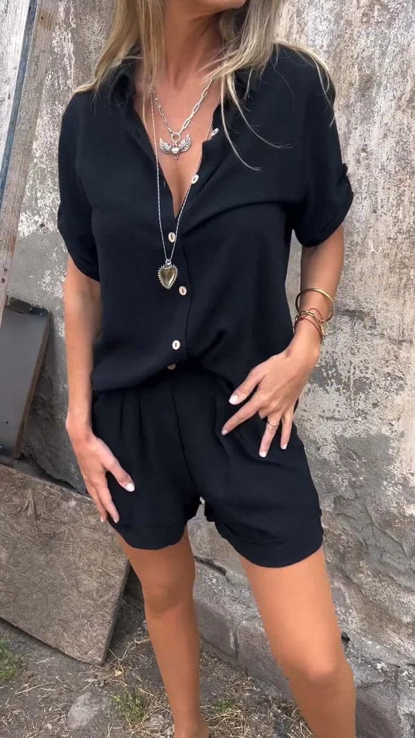 Callie – Flowy Matching Shorts Set