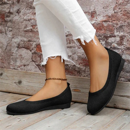 Ellie – Casual Slip-On Ballet Flats