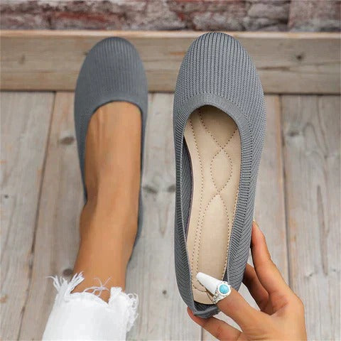Ellie – Casual Slip-On Ballet Flats