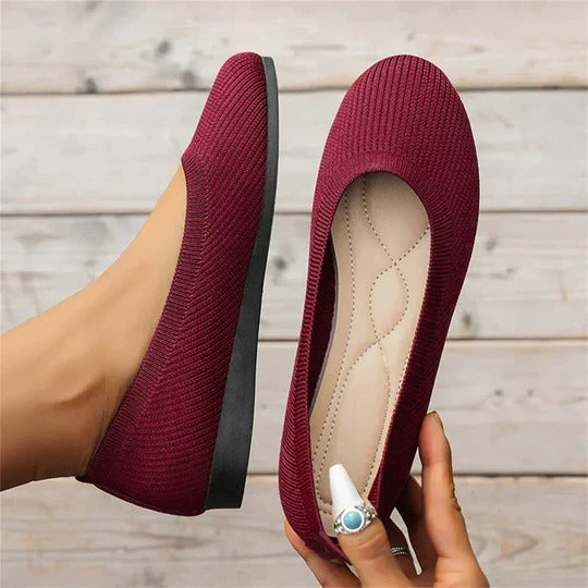 Ellie – Casual Slip-On Ballet Flats